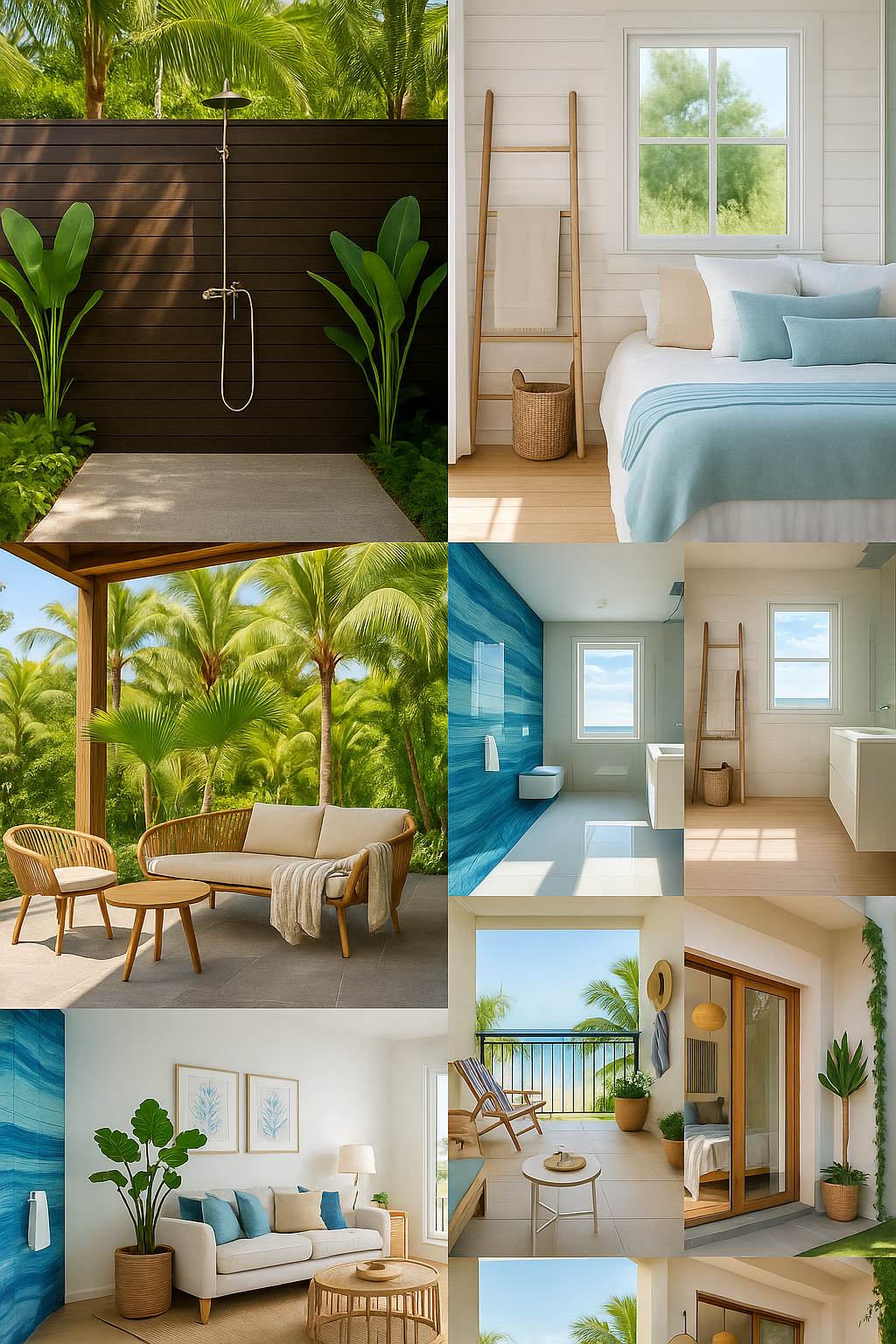 Wave & Hang™ Ocean Towel Hook – Handmade Resin & Wood Art