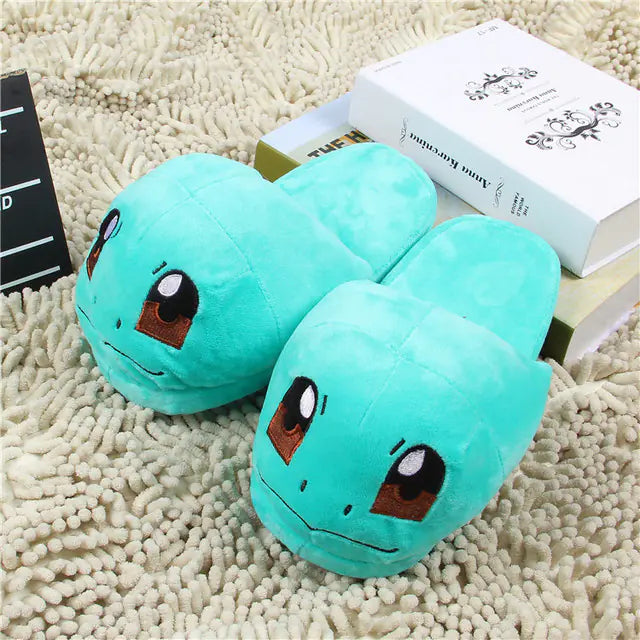 ✨ Pokémon Plush Slippers – Cozy Indoor Shoes Featuring Pikachu, Snorlax, Charmander & More ✨