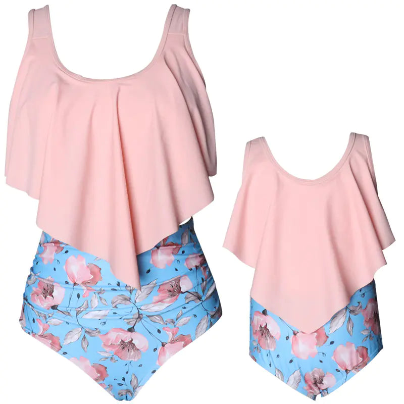 Mommy & Me Matching Bikini Set – Family Swimwear Collection