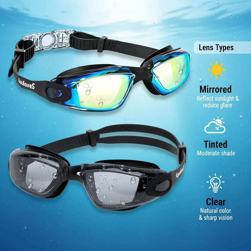 Aouloves Swim Goggles: Anti-Fog, No Leak, Clear Vision for All by Wave & Hang
