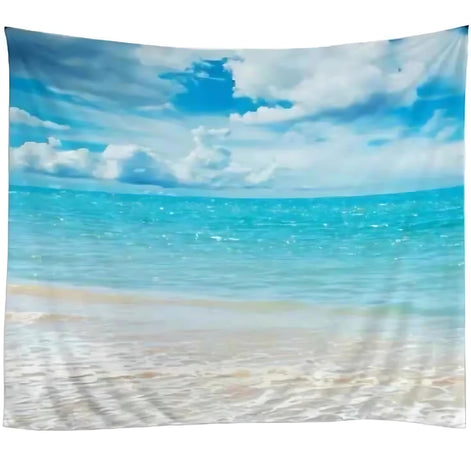 Hawaiian Beach Tapestry Ocean Sunset Wall Hanging Coastal Decor by Wave & Hang