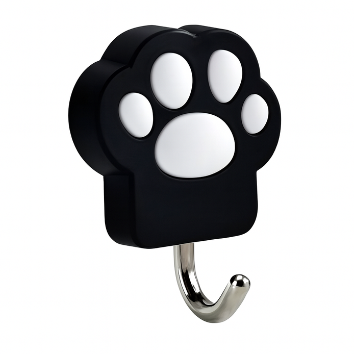 Cat Paw Wall Hook – Creative Punch-Free Towel & Key Hanger by Wave & Hang