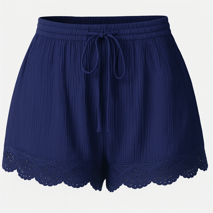 Plus Size Summer Women’s Casual Beach Shorts – Lightweight & Stylish by Wave & Hang