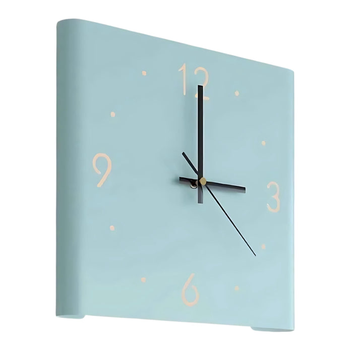 Modern Silent Quartz Wall Clock | Elegant LED Design for Home by Wave & Hang