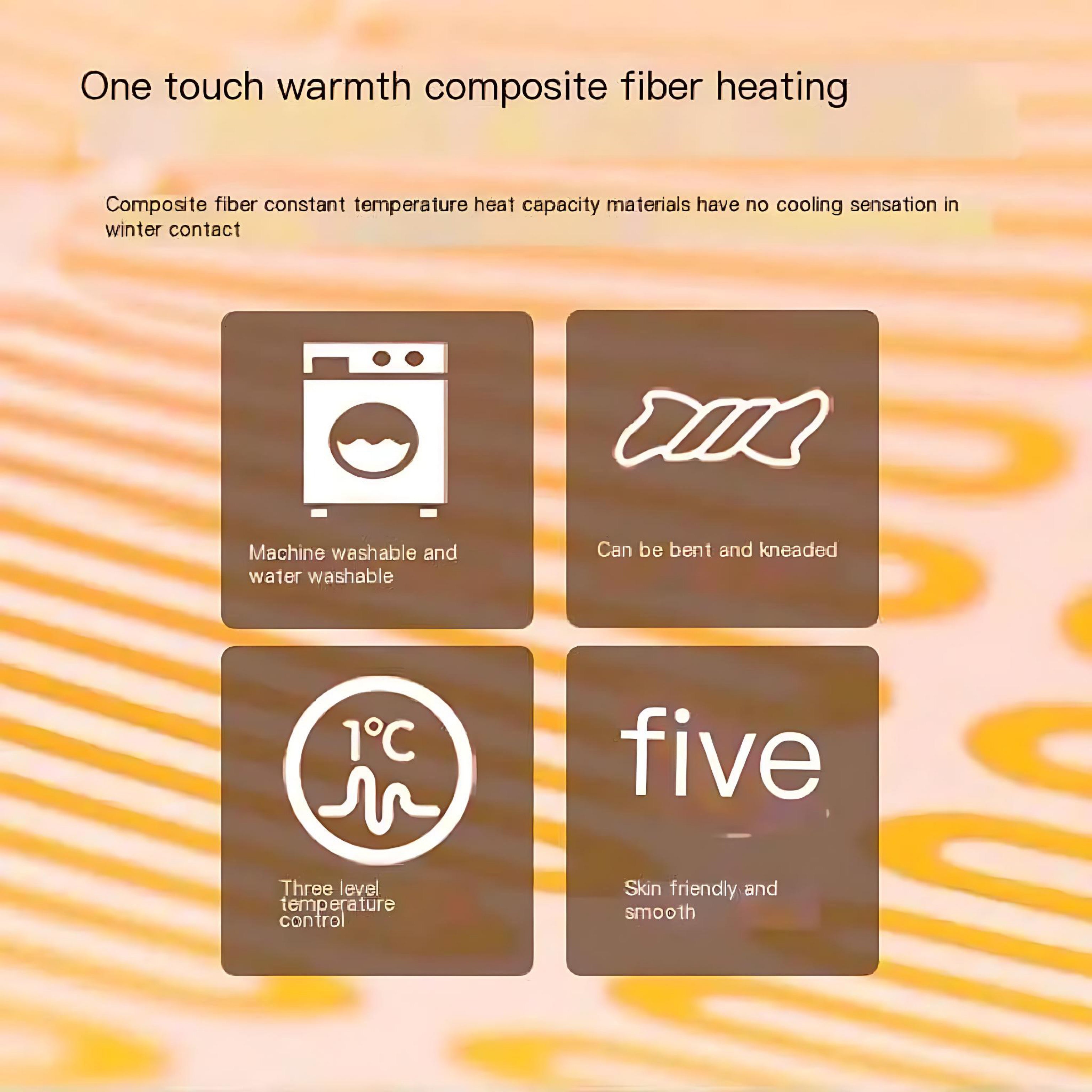 Heated Neck Scarf for Pain Relief | Unisex Comfort by Wave & Hang