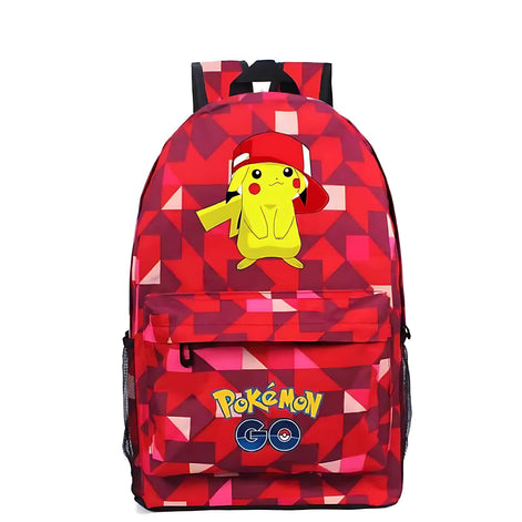 Pokémon Pikachu Backpack – Anime Style School Bag for Students & Fans (Unisex) by Wave & Hang