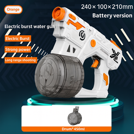 Viral Electric Repeating Water Gun – Long Range Rechargeable Blaster by Wave & Hang