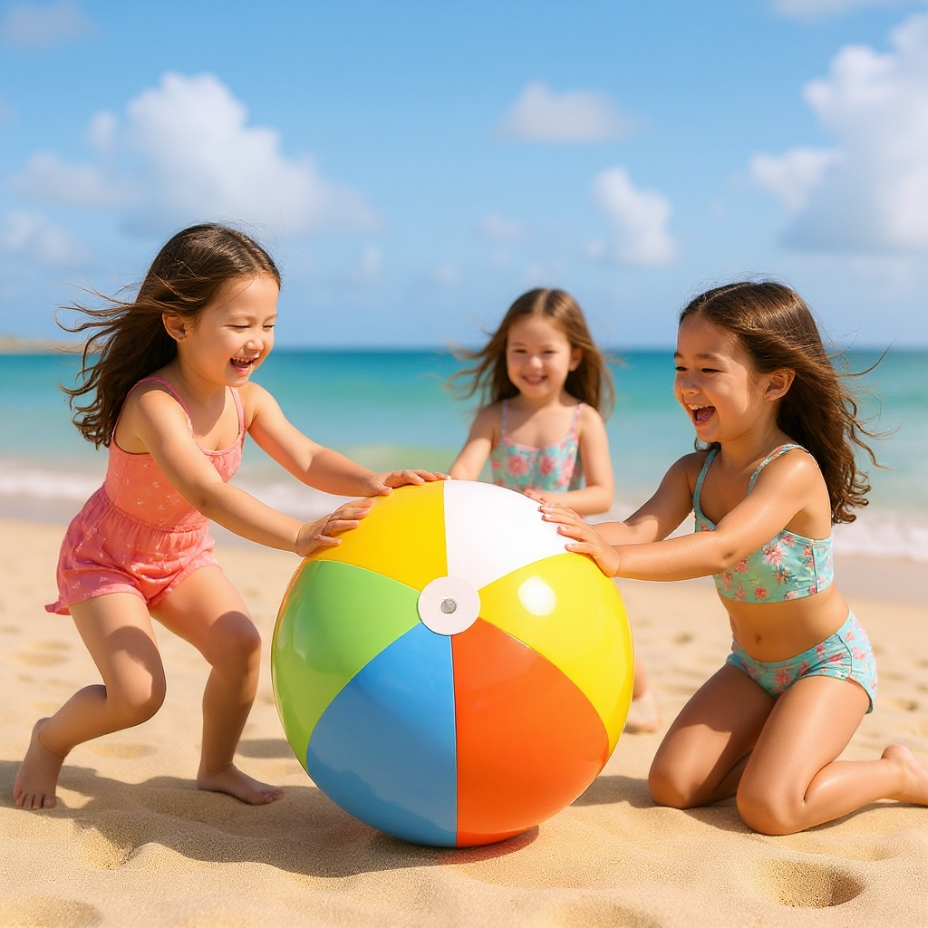 Top Race Inflatable Beach Balls - 24