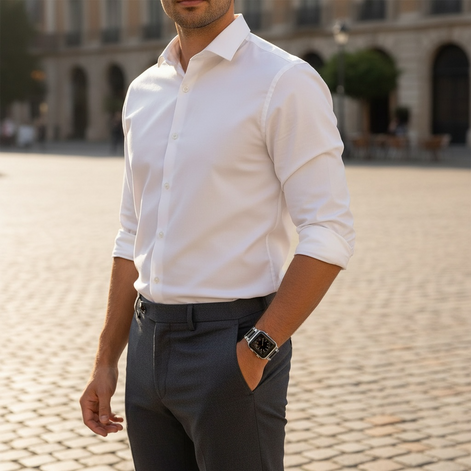 Stainless Steel Apple Watch Band – Solid 316L Replacement Bracelet for iWatch Series Ultra/8/7/6/5/4/3/2/1 (38mm–49mm) by Wave & Hang