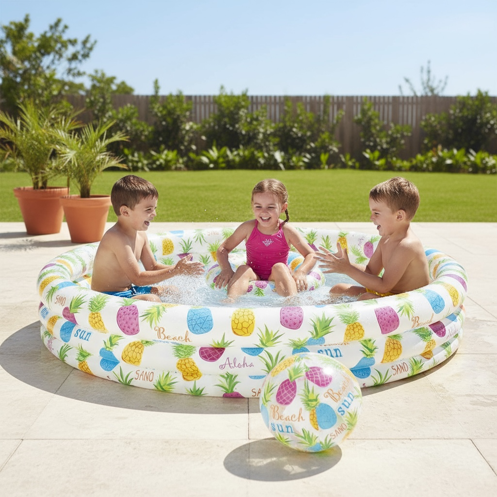 Inflatable Ocean Ball Pool for Kids – Summer Joy by FunWave by Wave & Hang