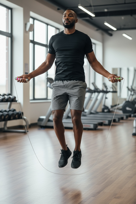 ZCKWENDA Adjustable Jump Rope Set – Boost Cardio & Endurance! by Wave & Hang