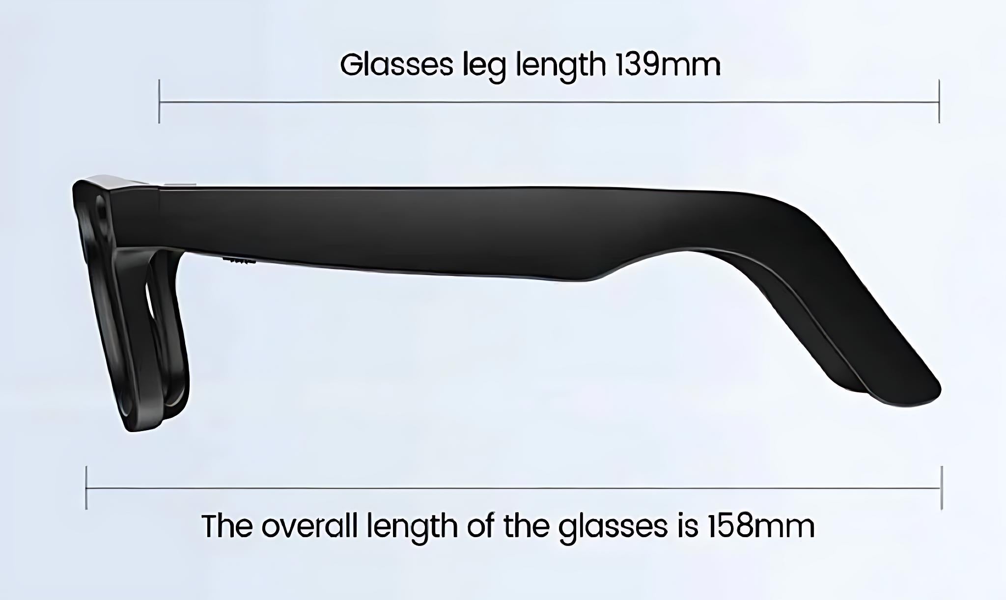 AI Tech Smart Glasses - HD Video Recording & Touch Controls