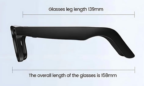 AI Tech Smart Glasses - HD Video Recording & Touch Controls