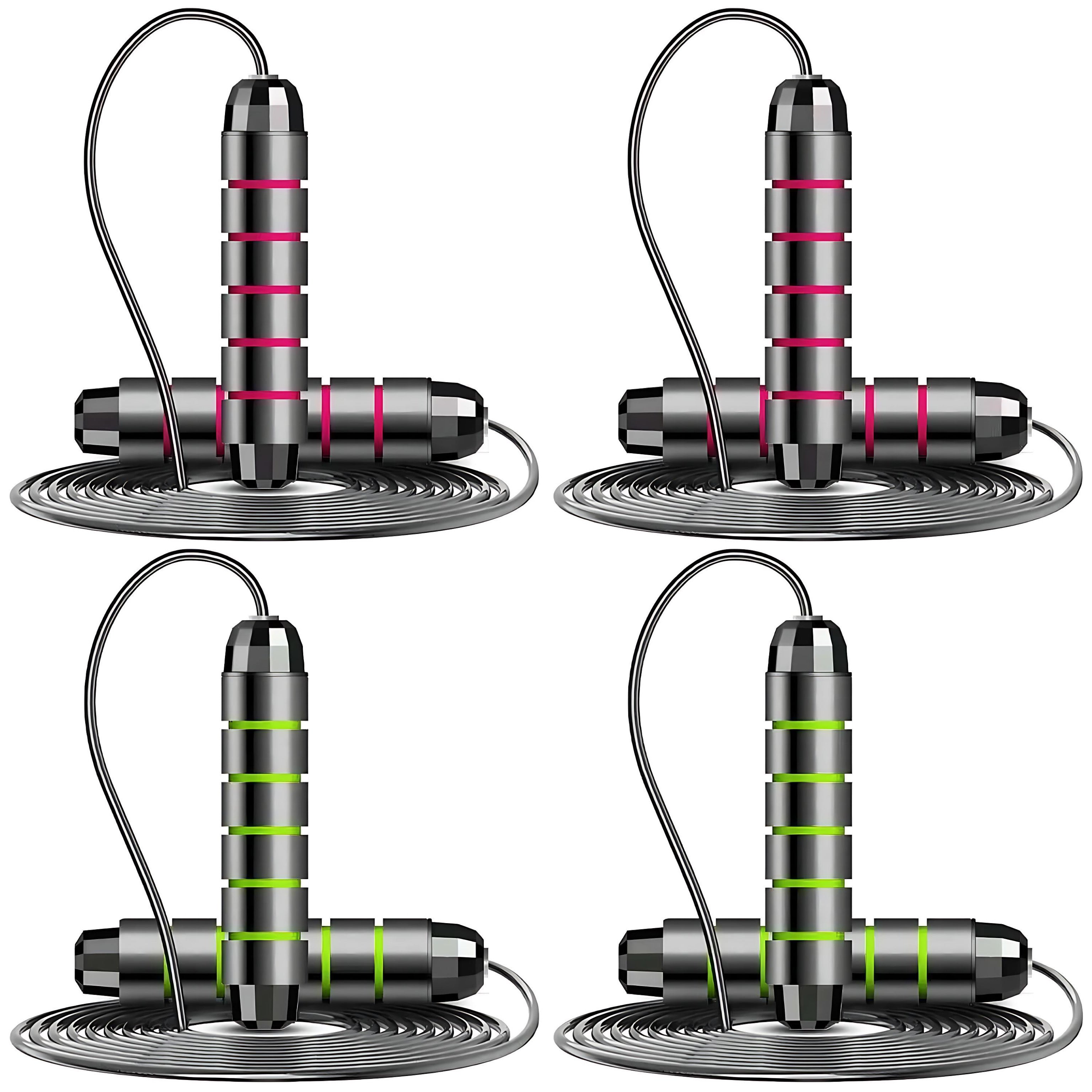 ZCKWENDA Adjustable Jump Rope Set – Boost Cardio & Endurance! by Wave & Hang