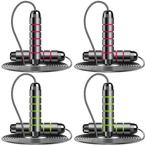 ZCKWENDA Adjustable Jump Rope Set – Boost Cardio & Endurance! by Wave & Hang