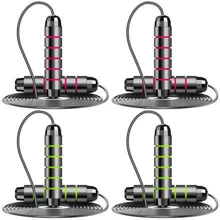 ZCKWENDA Adjustable Jump Rope Set – Boost Cardio & Endurance! by Wave & Hang