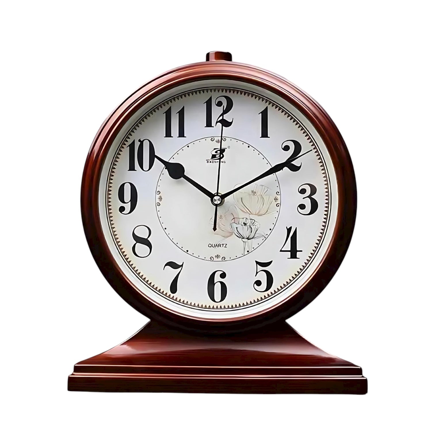 Vintage Quartz Pendulum Desk Clock | Timeless Elegance | Perfect Decor for Home by Wave & Hang