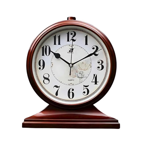 Vintage Quartz Pendulum Desk Clock | Timeless Elegance | Perfect Decor for Home by Wave & Hang
