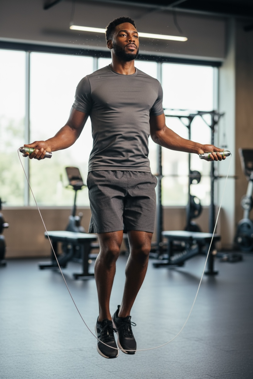 ZCKWENDA Adjustable Jump Rope Set – Boost Cardio & Endurance! by Wave & Hang