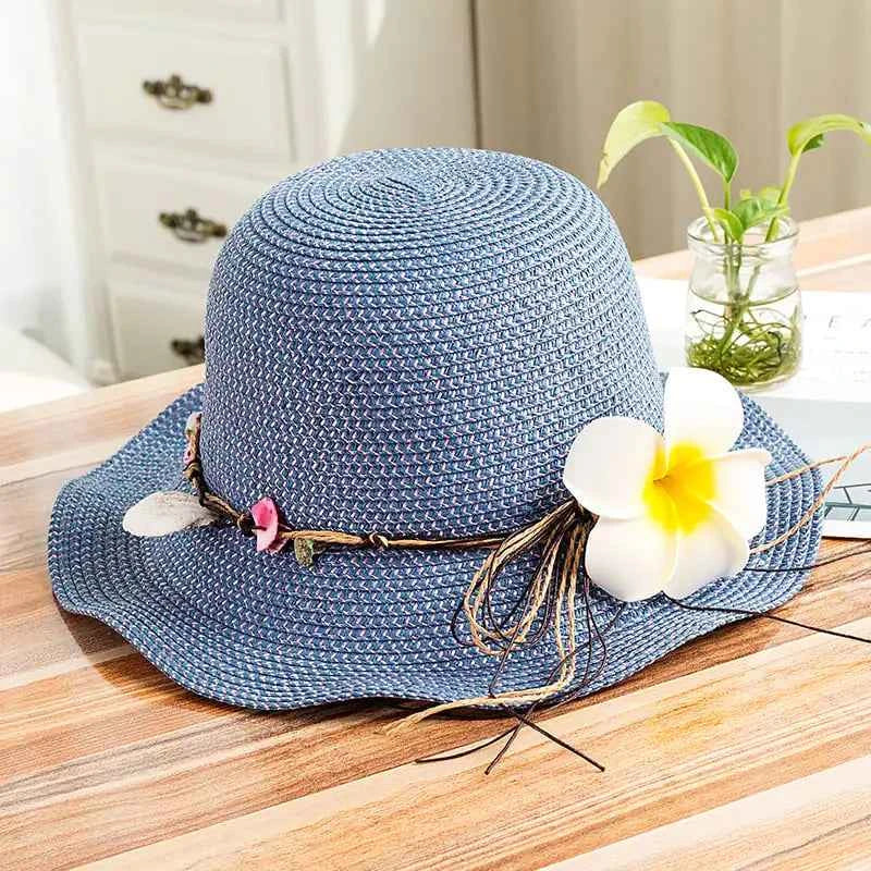 Versatile Summer Straw Hat for Women & Girls | Beach UV Protection Sun Hat