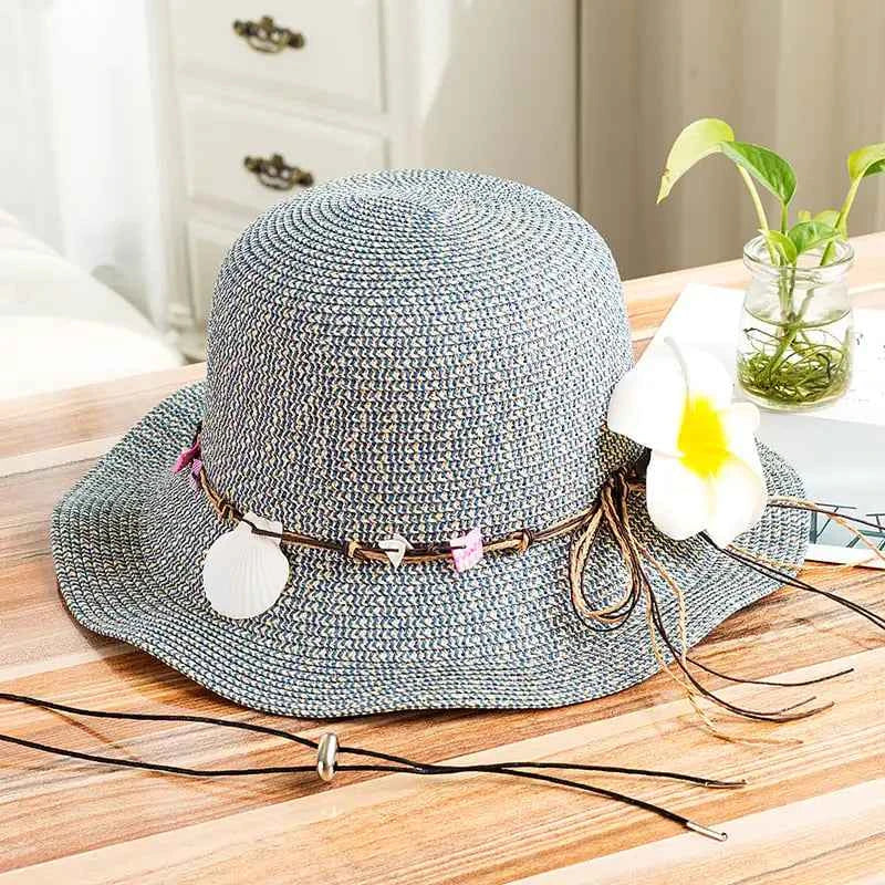 Versatile Summer Straw Hat for Women & Girls | Beach UV Protection Sun Hat