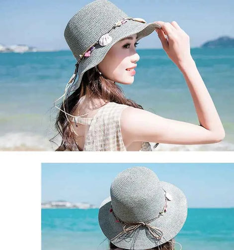 Versatile Summer Straw Hat for Women & Girls | Beach UV Protection Sun Hat