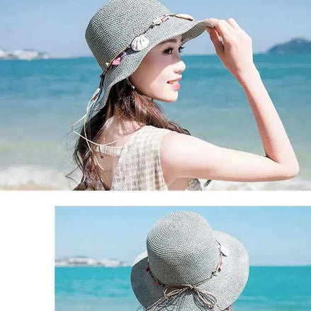 Versatile Summer Straw Hat for Women & Girls | Beach UV Protection Sun Hat