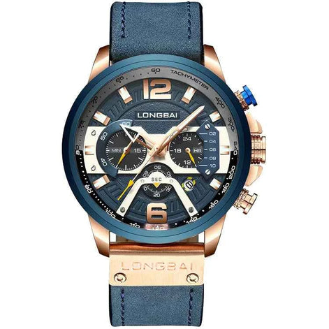 Luxury Multifunctional Waterproof Quartz Watch for Men – Sport & Classic Design
