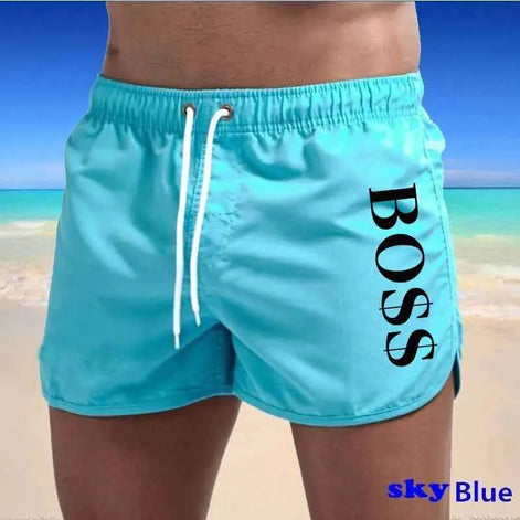 Men’s Multi-Color Beach Shorts – Stylish Polyester Swimwear