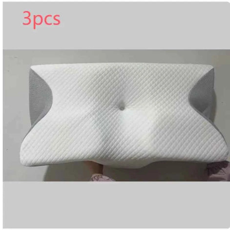 Orthopedic Memory Foam Cervical Pillow | Ergonomic Butterfly Neck Support Cushion for Pain Relief & Alignment