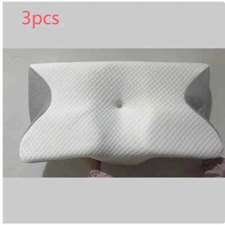 Orthopedic Memory Foam Cervical Pillow | Ergonomic Butterfly Neck Support Cushion for Pain Relief & Alignment
