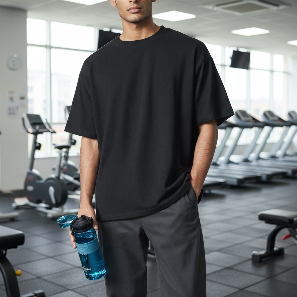 Sports Plastic Water Bottle 500ml BPA Free Heat Resistant Anti Fall Eco Friendly Hydration Bottle by Wave & Hang