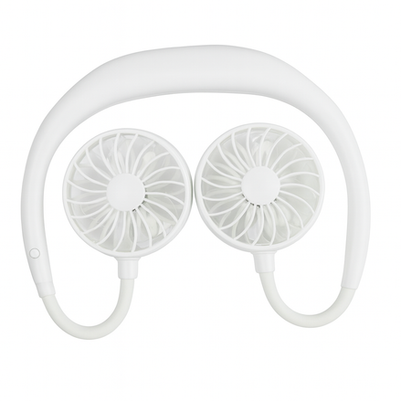 Portable USB Neck Fan – Hands-Free Mini Cooling Fan for Students, Travel & Outdoor Use by Wave & Hang