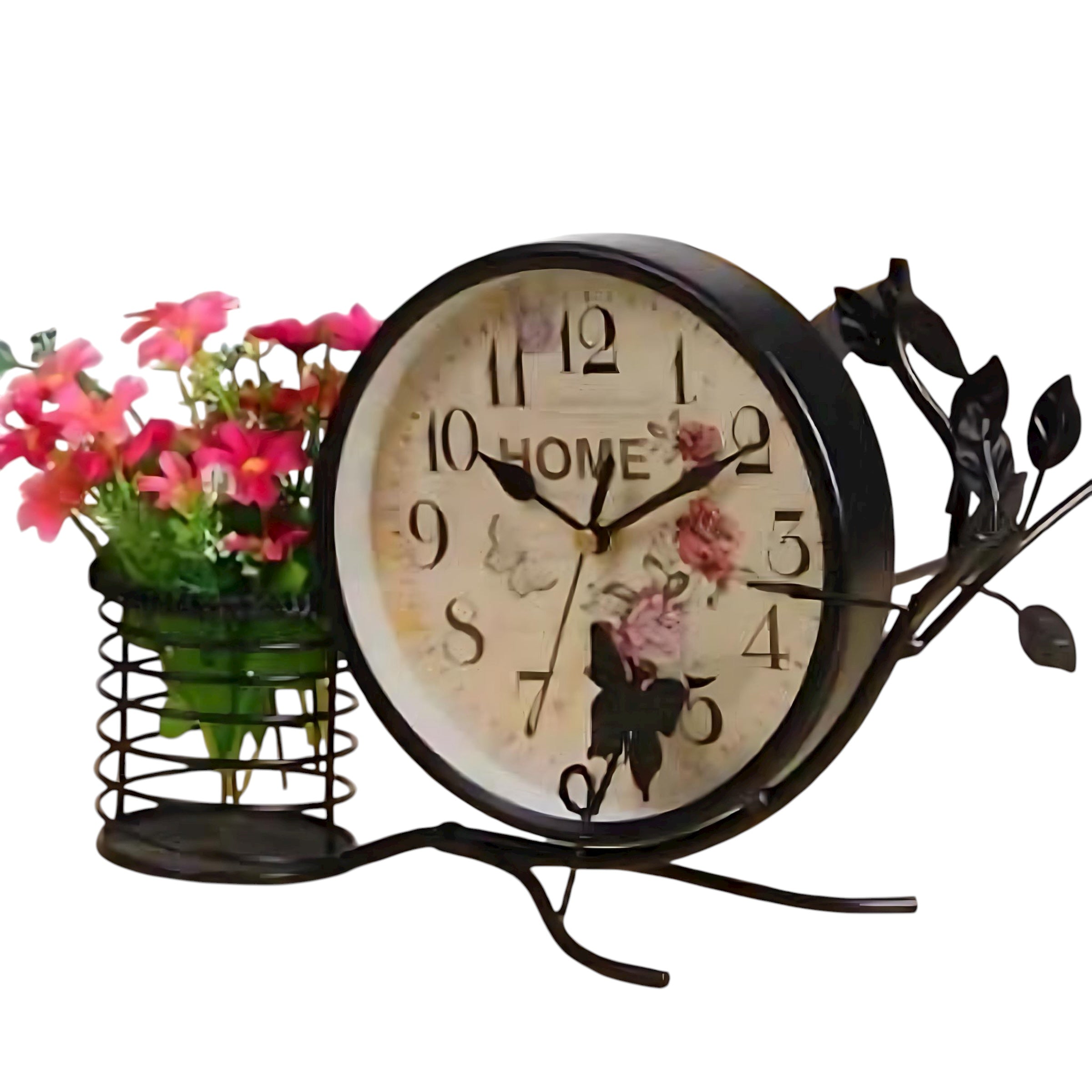 Vintage Owl Wall Clock | Silent Charm for Home | Elegant Décor by Wave & Hang