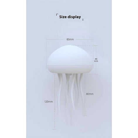 Jellyfish LED Lamp – Soothing Sound-Controlled Night Light for Relaxation by Wave & Hang