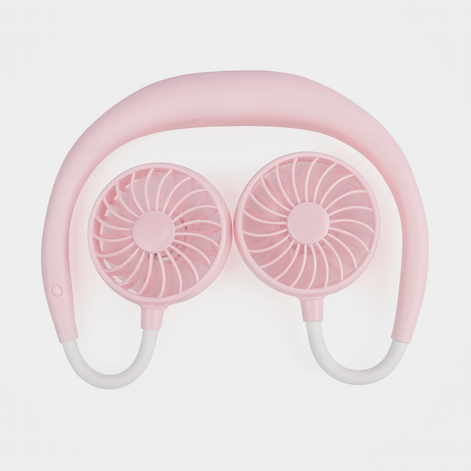 Portable USB Neck Fan – Hands-Free Mini Cooling Fan for Students, Travel & Outdoor Use by Wave & Hang