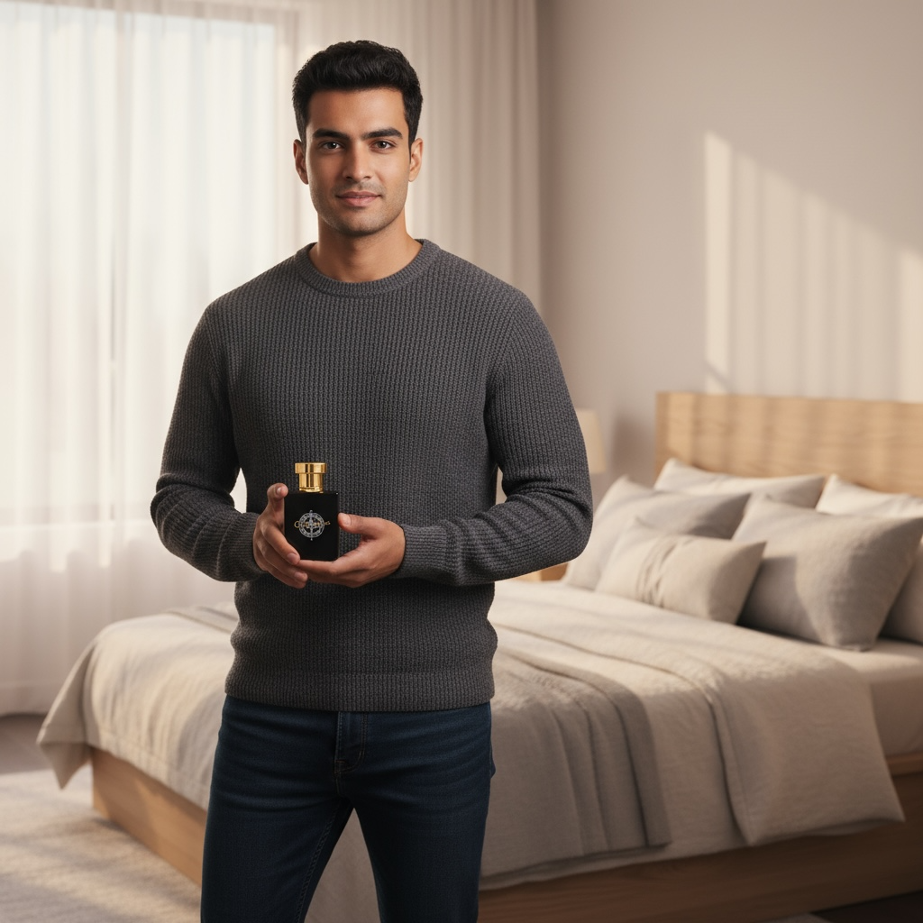 Men's Ocean Scent Perfume Long-Lasting 50ml Marine Fragrance by Wave & Hang