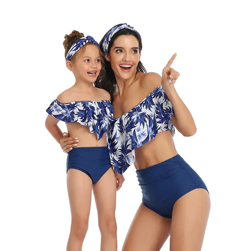 Mommy & Me Matching Bikini Set – Family Swimwear Collection