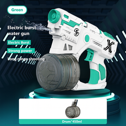 Viral Electric Repeating Water Gun – Long Range Rechargeable Blaster by Wave & Hang