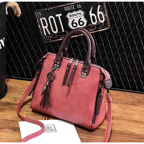 Charming Cat Tote Bag – Stylish PU Leather Purse for Women by Wave & Hang