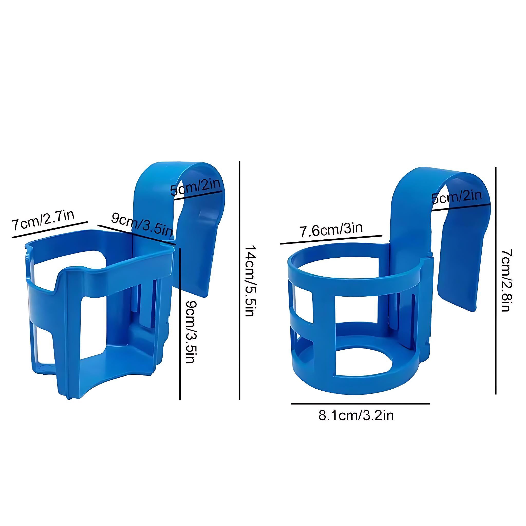 Multifunctional Pool Cup Holders in Durable ABS Plastic for Safe Poolside Drinks by Wave & Hang