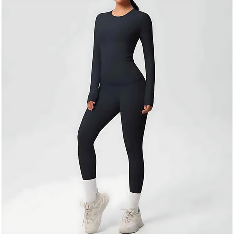 Premium Double-Sided Yoga Suit – Seamless, Stretch & Comfort by Wave & Hang