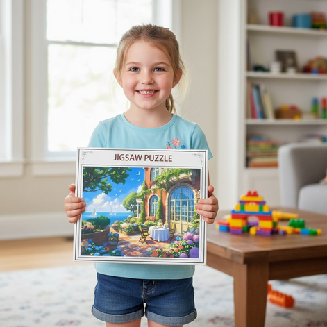 1000-Piece Ocean Room Puzzle | Relax & Unwind | Perfect Gift by Wave & Hang