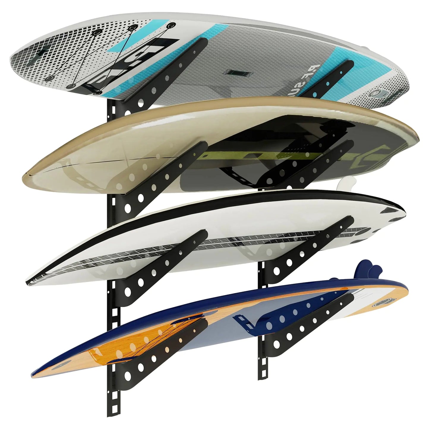 Neorexon™ Adjustable Surfboard Rack – Heavy-Duty Wall Mount for Surfboards, Paddle Boards & More