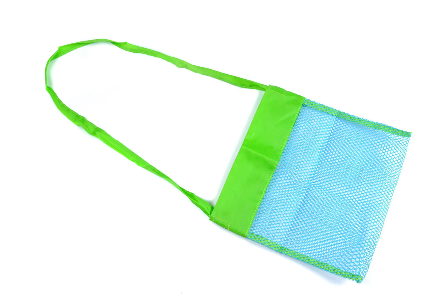 Summer Portable Mesh Beach Bag – Lightweight Toy & Shell Organizer for Kids