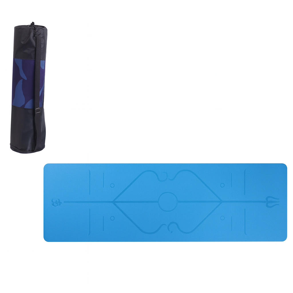 Premium Yoga Mat – Eco-Friendly, Non-Slip & Cushioned for All Workouts by Wave & Hang