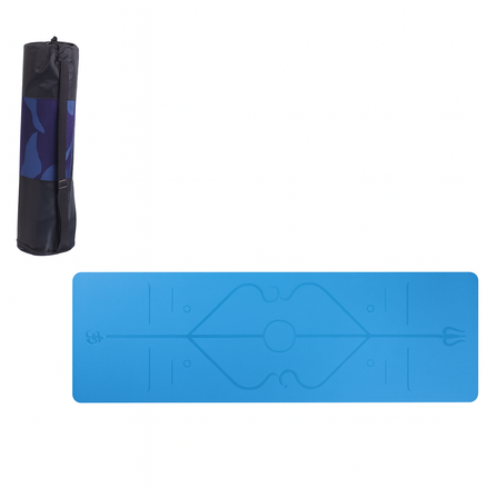 Premium Yoga Mat – Eco-Friendly, Non-Slip & Cushioned for All Workouts by Wave & Hang