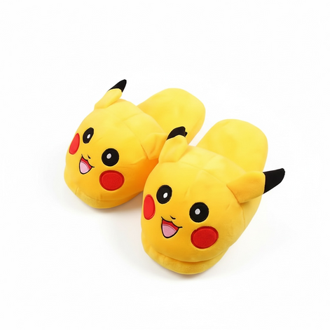 Pokémon Plush Slippers – Cozy Indoor Shoes Featuring Pikachu, Snorlax, Charmander & More by Wave & Hang