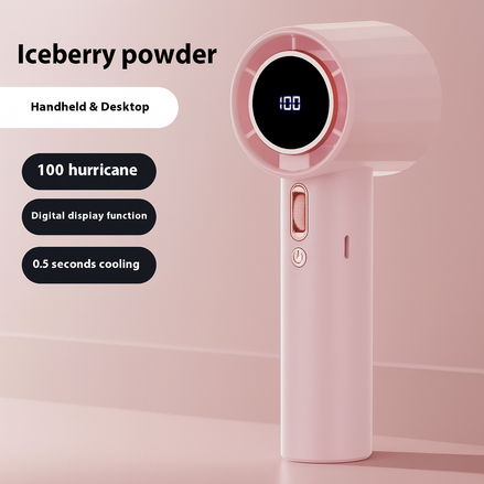 Portable Mini Handheld Fan – USB Rechargeable, Quiet, 6-Speed, Lightweight & Powerful Cooling