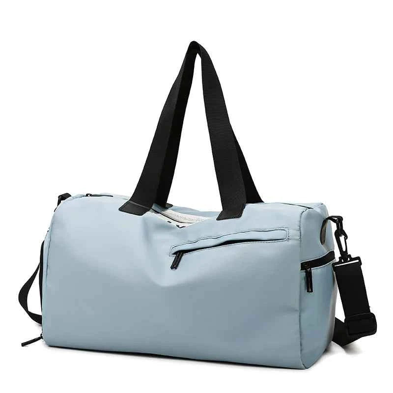 Waterproof Sports Gym Bag – Large Capacity Travel Duffel with Wet Pocket & Shoe Compartment